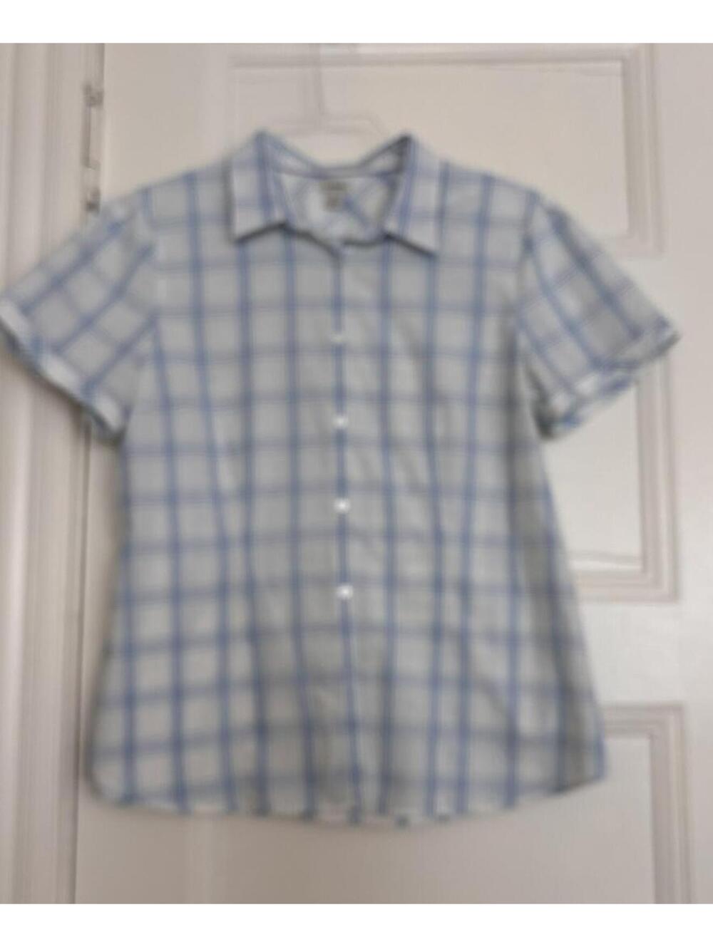 L.L.Bean Women’s Short Sleeve Button up - Size Med